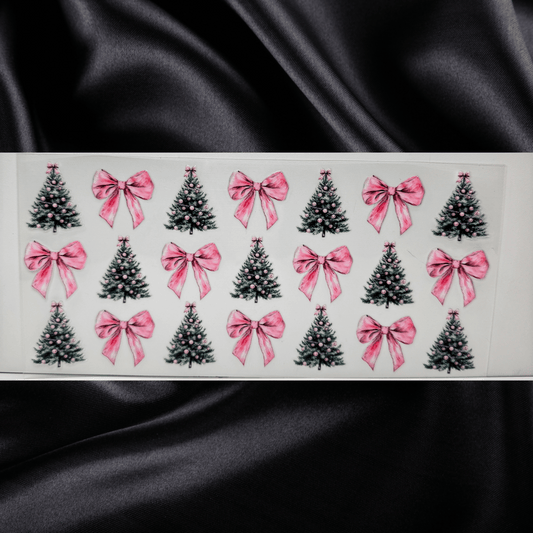 Pink Bow Christmas Tree
