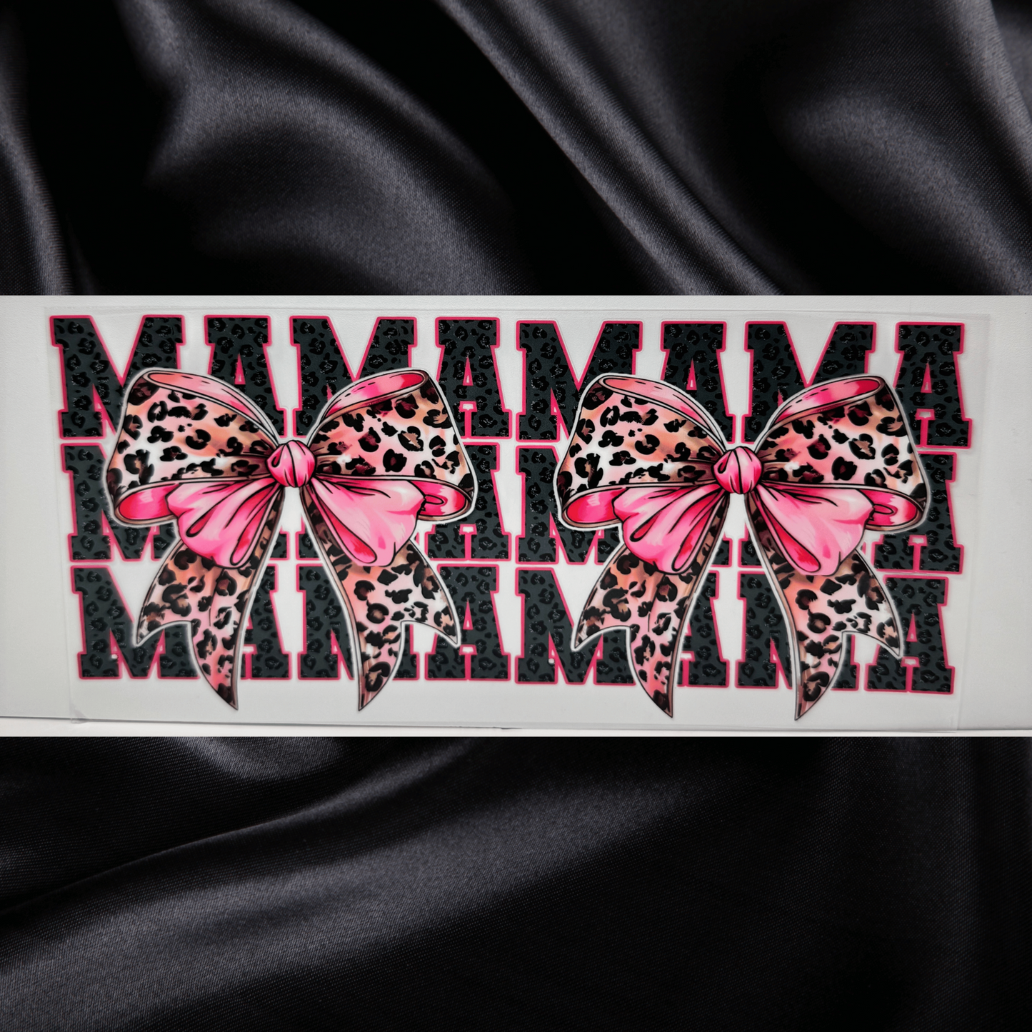 Pink Leopard Mama Bow
