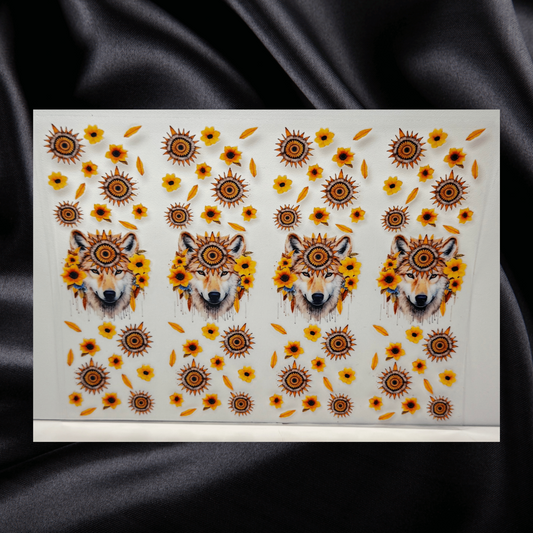 Sunflower Spirit Wolf